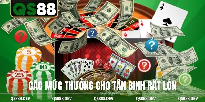 Các mức thưởng cho tân binh rất lớn
