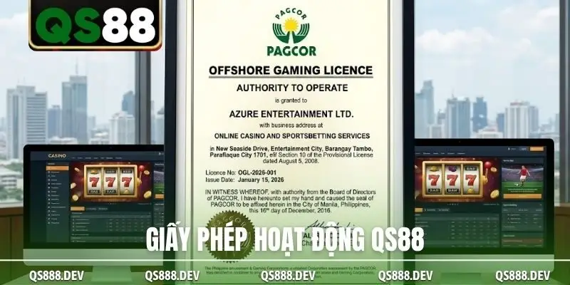 Giấy phép hoạt động QS88