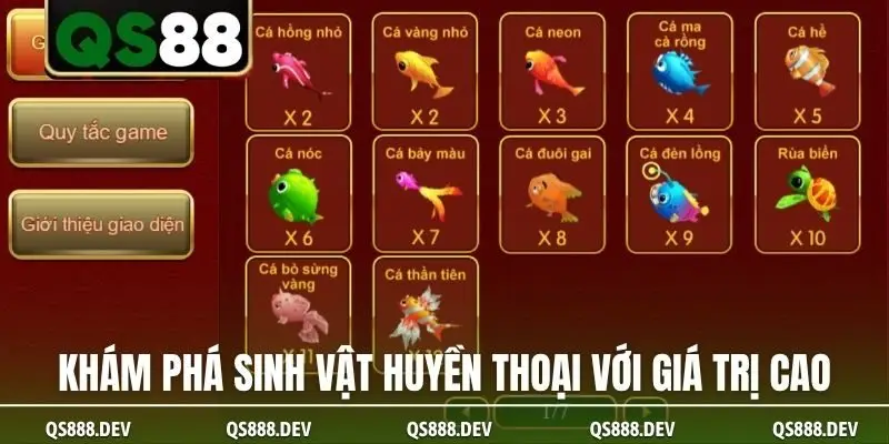 Khám phá sinh vật huyền thoại với giá trị thưởng cao