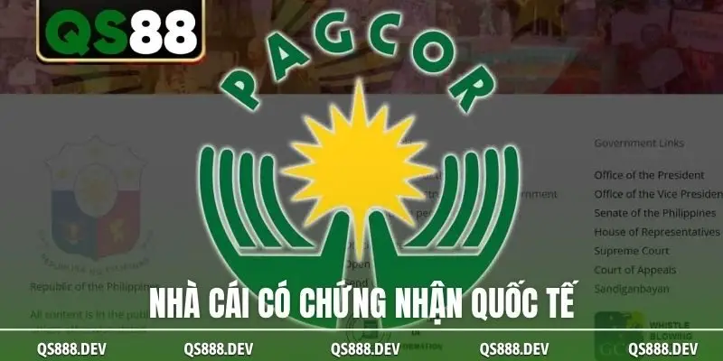 Nhà cái có chứng nhận quốc tế