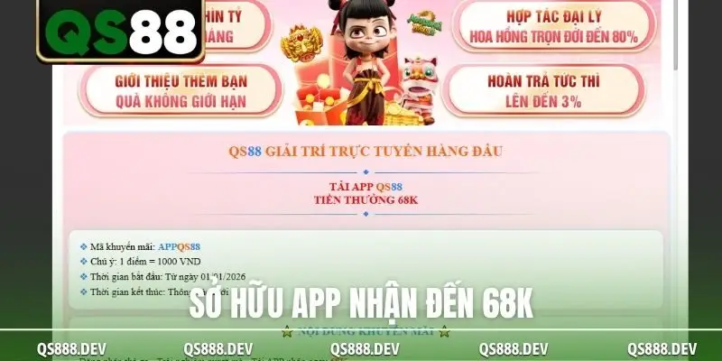 Sở hữu app nhận đến 68K